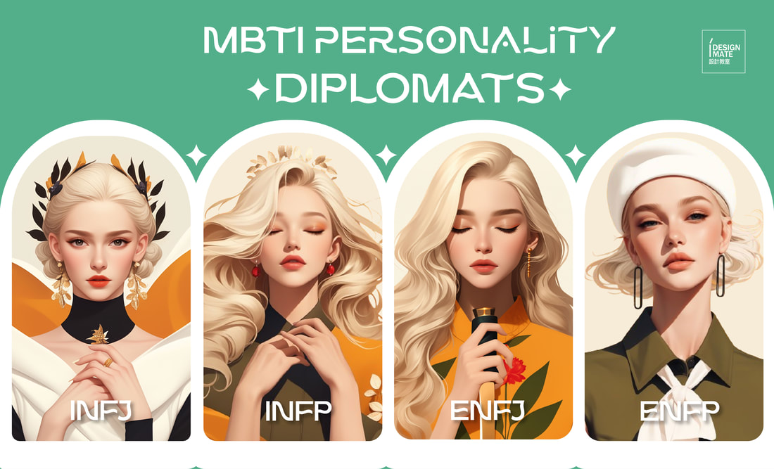 探索 MBTI 的外交家系列：揭開 INFJ、INFP、ENFJ、ENFP 的神秘面紗！